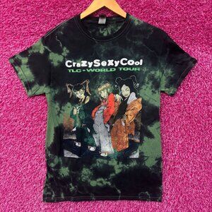 TLC Crazy Sexy Cool Tie Dye Retro Tshirt size Small